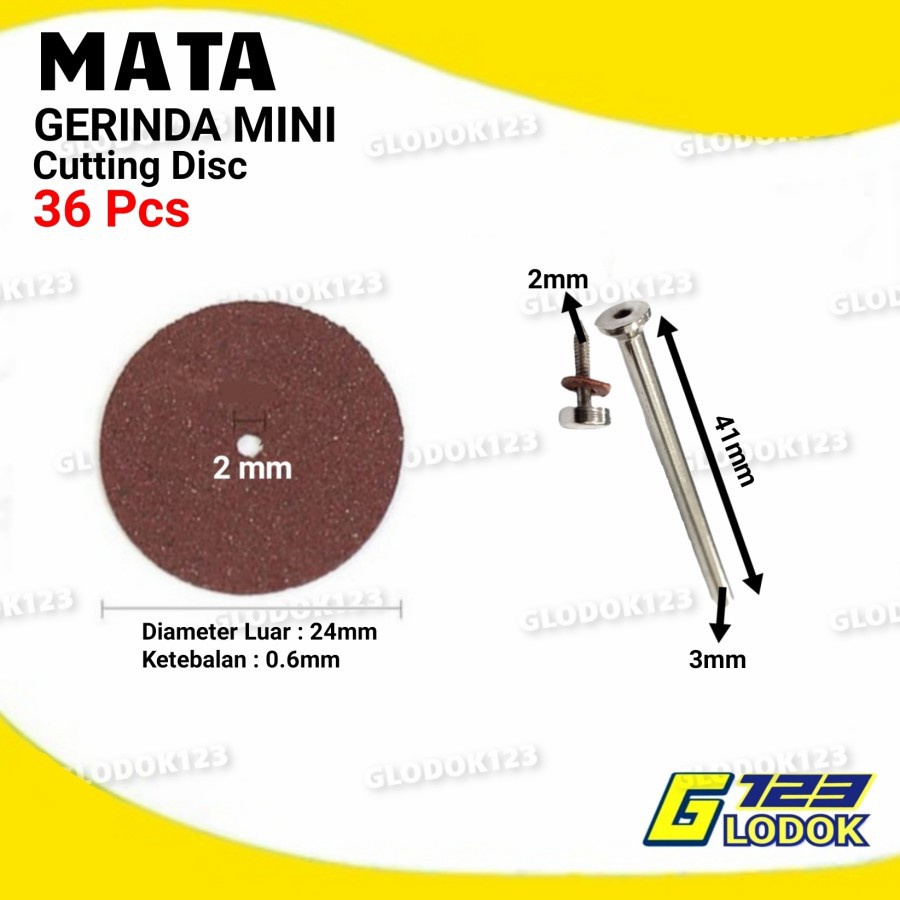 Mata Gerinda Potong Resin Batu Besi Mini Grinder Cutting Disc Tuner