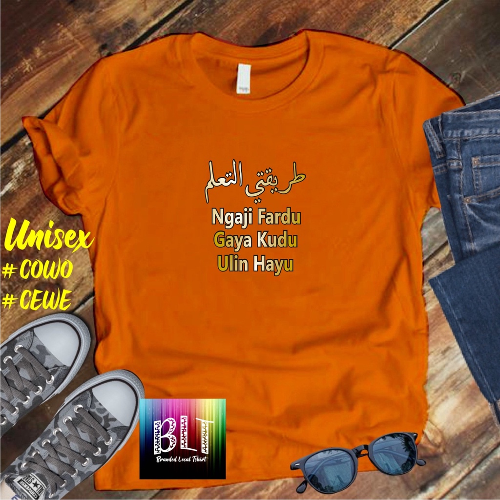 Cod Diskon Promo Gratis Ongkir/Kaos dtf NGAJI FARDU Kaos daKwah Islam Pesantren santri santriwati Kaos Pria Distro /Kaos Murah Kaos katun/Pakaian Pria  Pakaian Wanita Kaos Viral/Best Seller