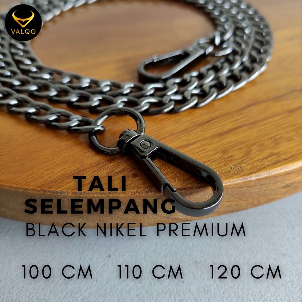 Tali Tas Selempang Bahan Rantai Logam Back Nikel Premium Anti Karat Cocok untuk Tas Ukuran Medium atau Kecil