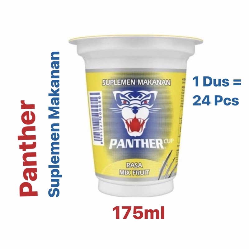 

〖Panther Kuning | 1 Dus = 24 pcs (@ 175ml) | Minuman Suplemen Makanan Mix Fruit〗