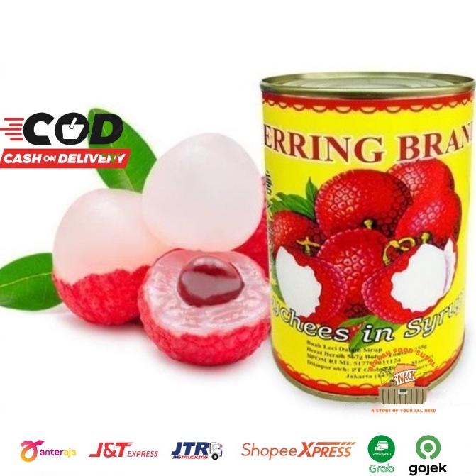 

Star 2.2 Lychee kaleng Herring Brand / Lychees In Syrup / Buah leci Kaleng