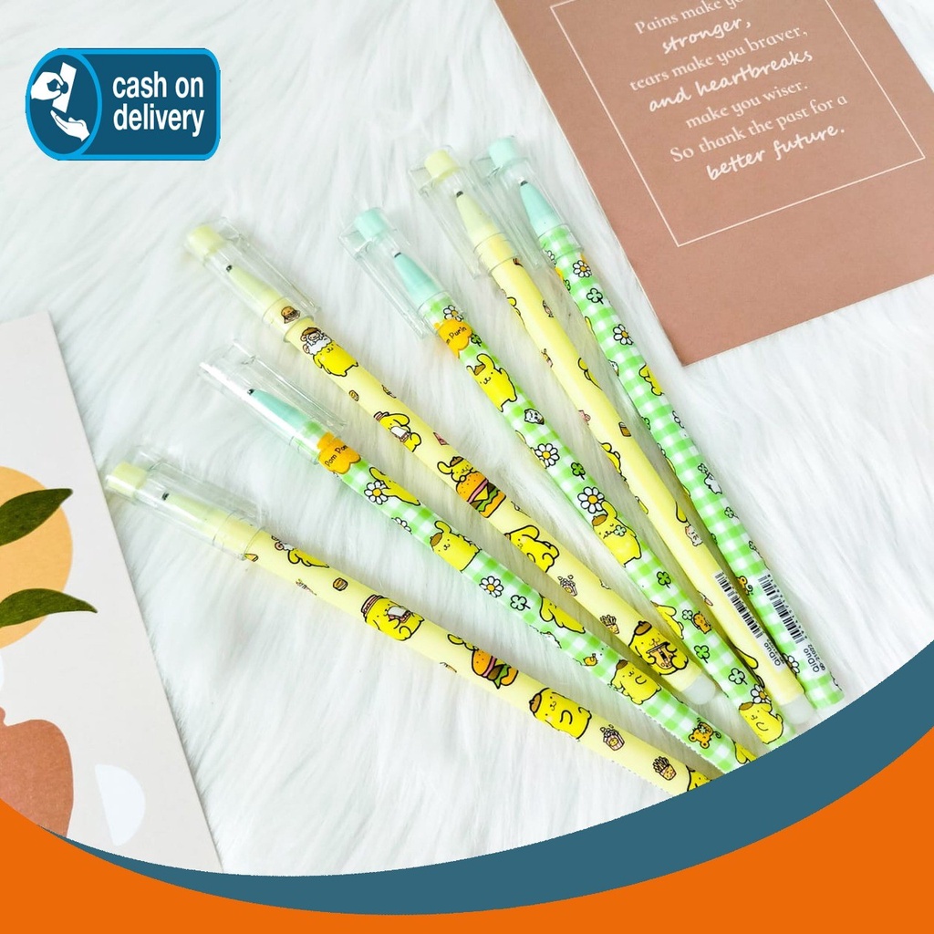 

PULPEN POMPOMPURIN PEN ALAT TULIS BOLPOIN UNIK IMUT MURAH PEN GEL KARAKTER LUCU MURAH PENA