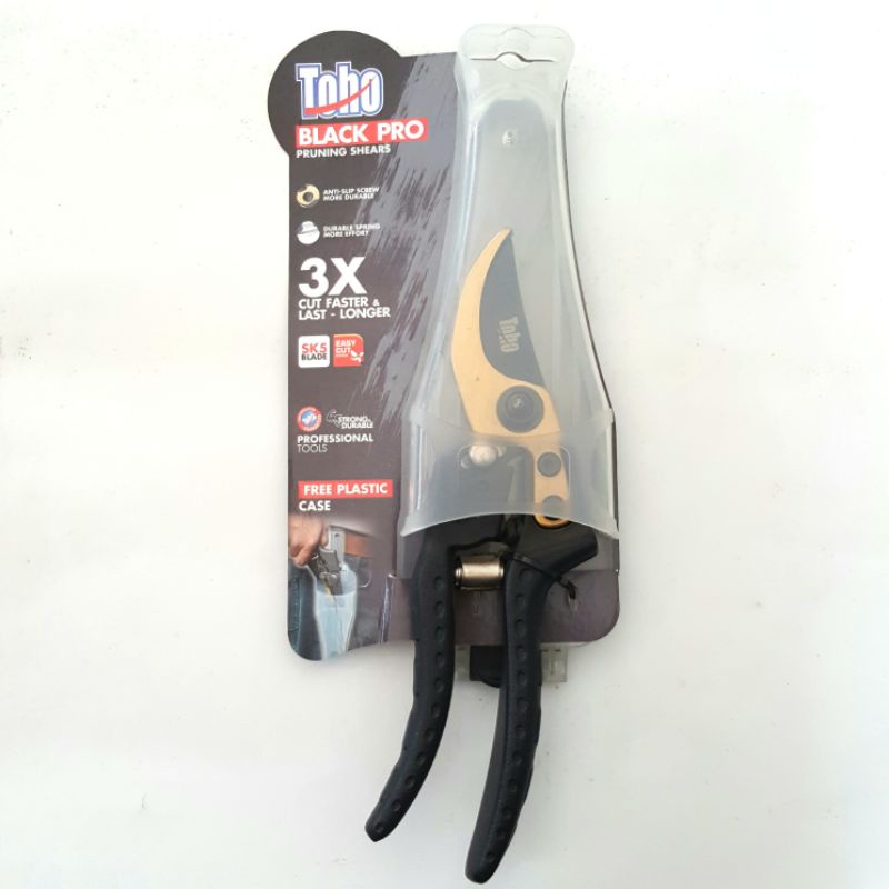 TOHO Gunting Dahan 8inch Black Pro