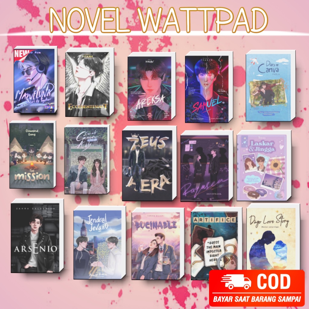 NOVEL ROMANTIS / NOVEL WATTPAD / BUKU OBRAL / DLL