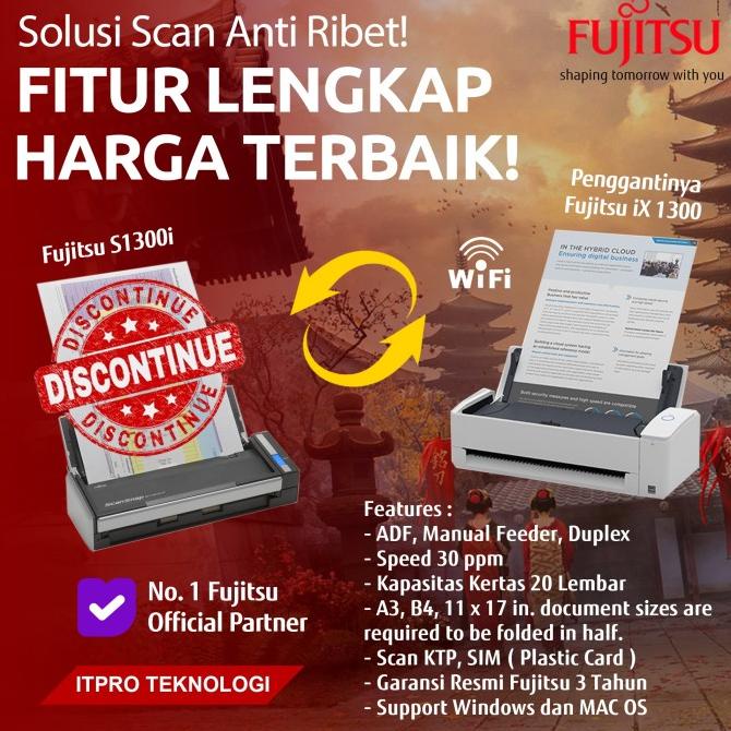 Fujitsu ScanSnap S1300i Portable Scanner