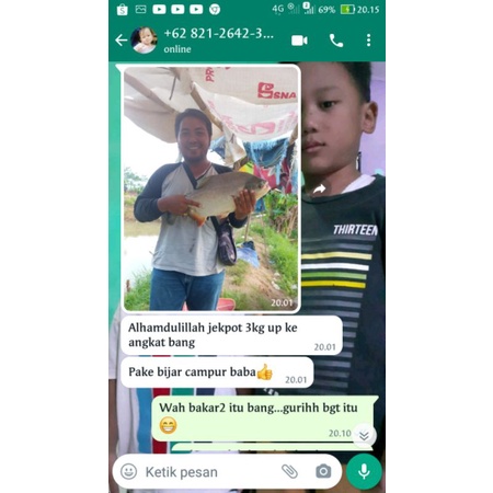 perangsang khusus ikan bawal BaBa jenis minyak