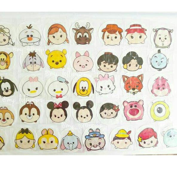 

【F⚡ASH SALE✅】 Stiker Nasi tema Tsum Tsum