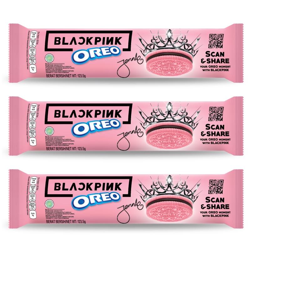 

IAN948 Oreo Pink Cookie x Blackpink 123.5G [Limited Edition] - triple pack |||