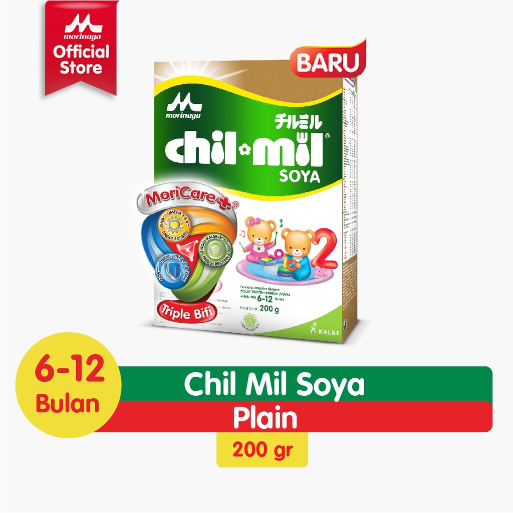 Chil Mil Soya 200 G Susu Formula Bayi 6-12 Bulan