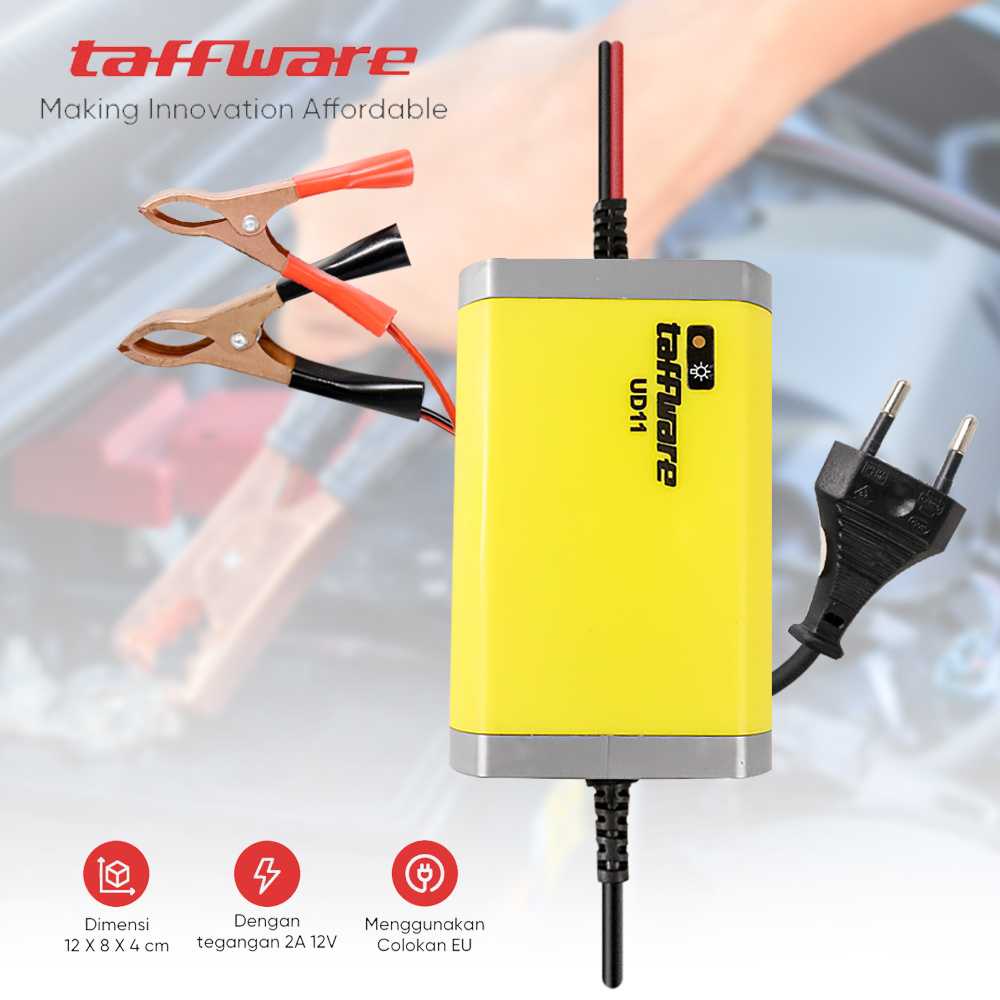 Taffware Charger Aki Mobil Motor Lead Acid 12v 2a 3a 6a Repair Cas Aki