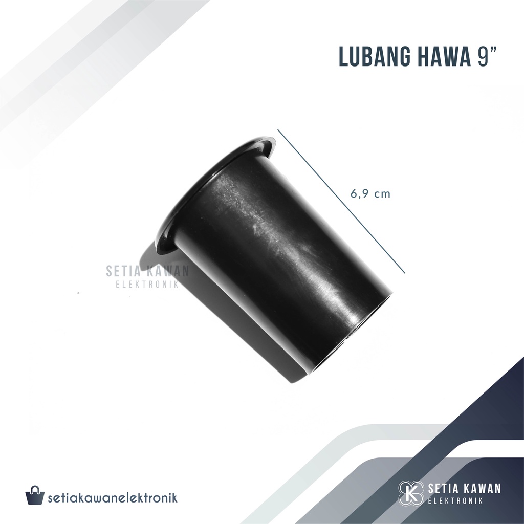 Lubang Angin Box Speaker 9" / Lubang Hawa Salon Speaker