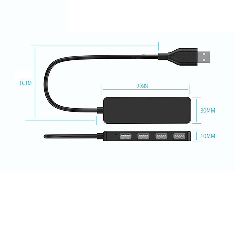 Usb 2.0 4port Hub Semiper Hub Komputer USB Multi - Interface Extension