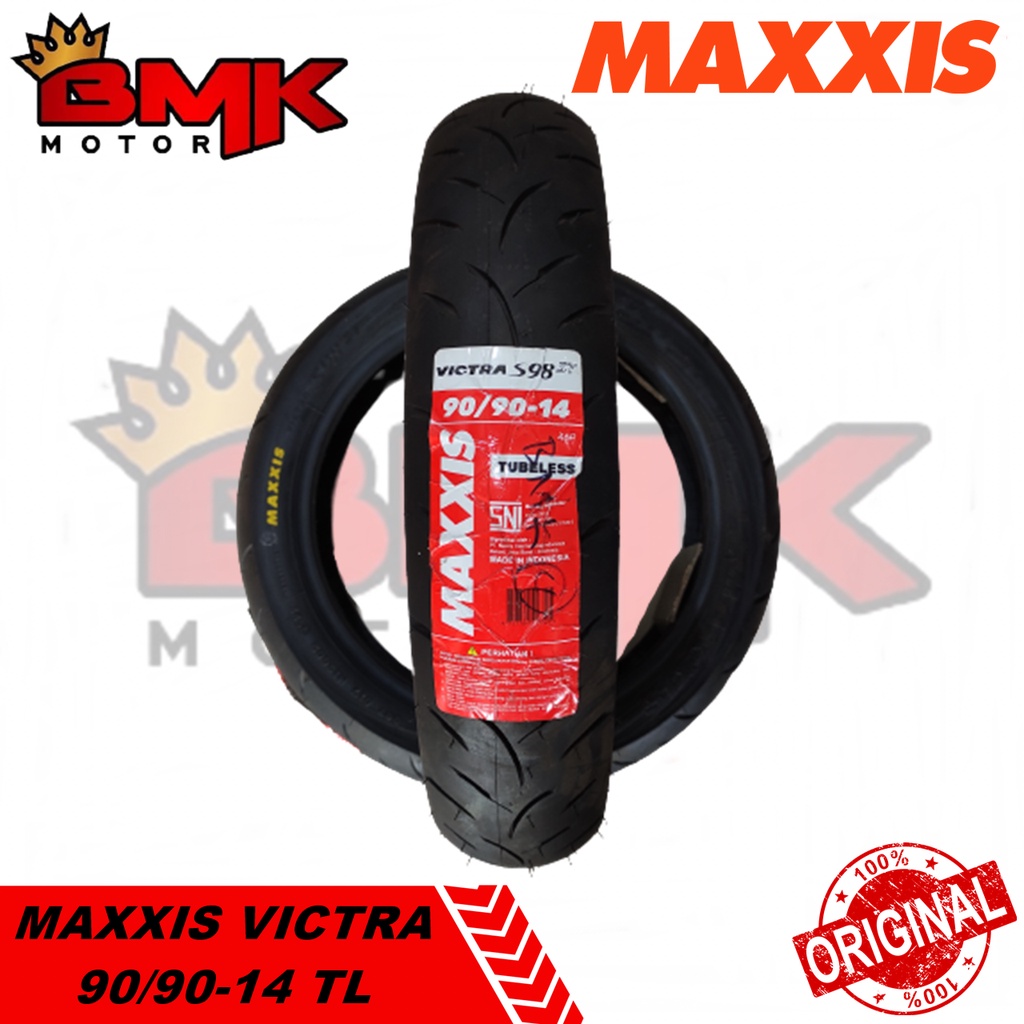 BAN MAXXIS VICTRA 90/90-14 TUBELESS