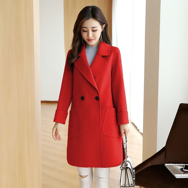 COAT OLINE WOOL WANITA PREMIUM