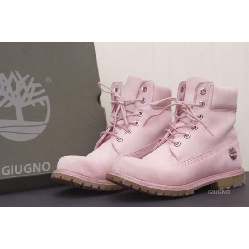 Timberland Womens - 6 inch Premium Waterproof Boots - Prism Pink size 39 original Made in dominican 