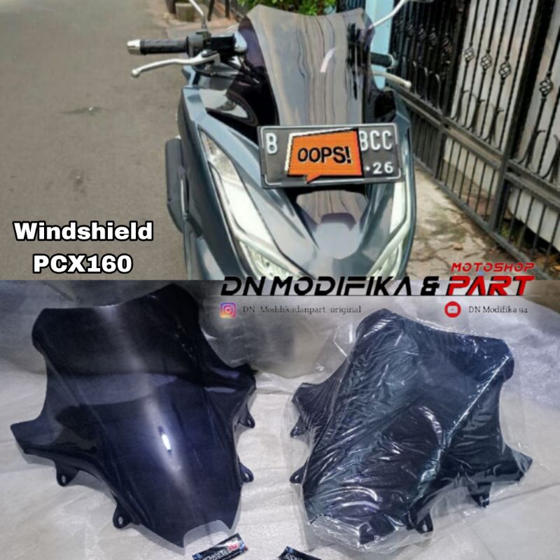 visor pcx160 Kaca Visor Windshield PCX 160 K1Z Tebal 2021