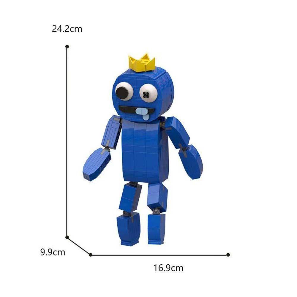 Needway  Rainbowe Friends Building Blocks Small Model DIY Mainan Anak Model Boneka Biru Slobber Mini Blok Permainan Karakter Edukasi Koleksi Mainan Merakit Model