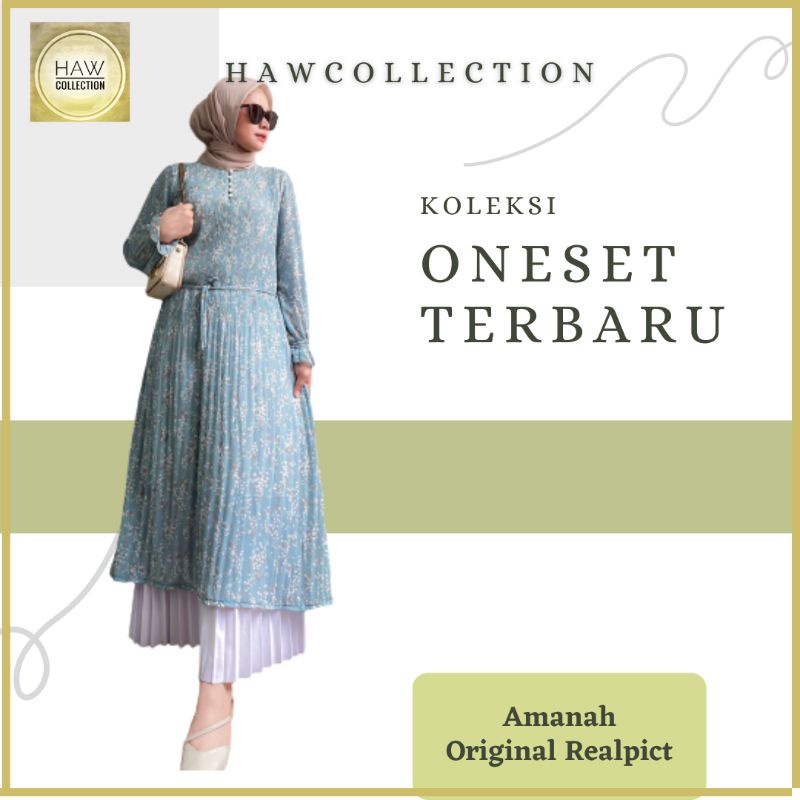 SETELAN TUNIK CERUTY BABYDOLL IMPORT DAN ROK PLISKET WANITA CHETNA SET ONESET ATASAN DAN BAWAHAN TER