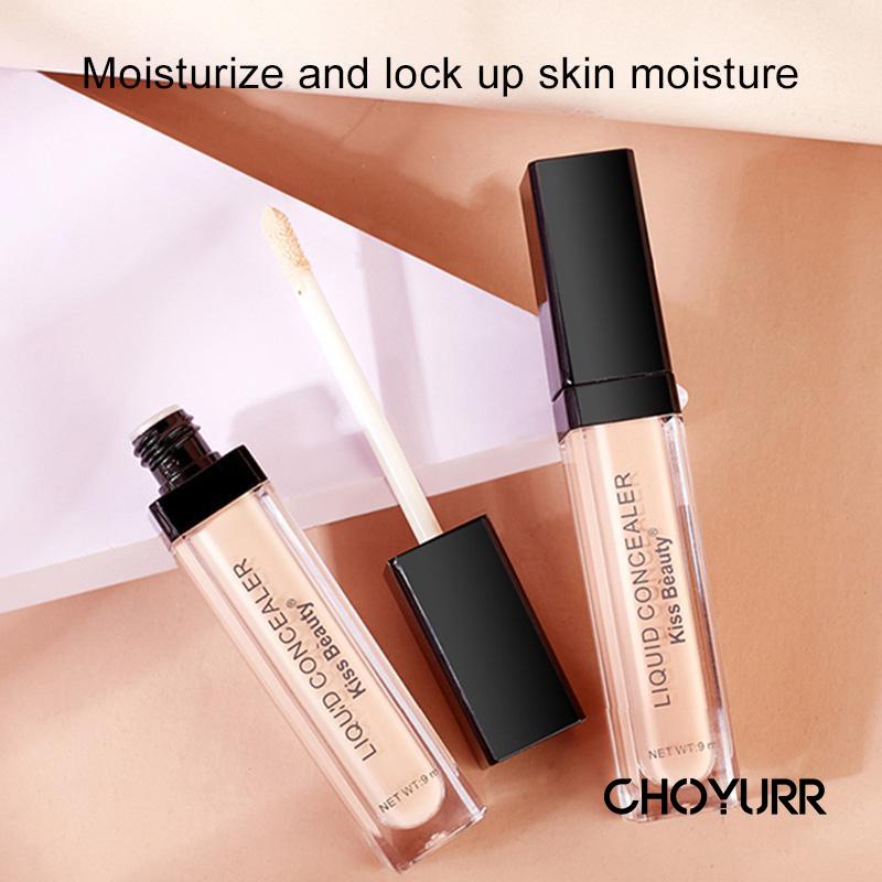 【COD】Krim Concealer Cair 2 Warna Tahan Lama Full Cover Long Lasting Moisturizing Liquid Foundation Face Concealer Light Mist Smooth-CH