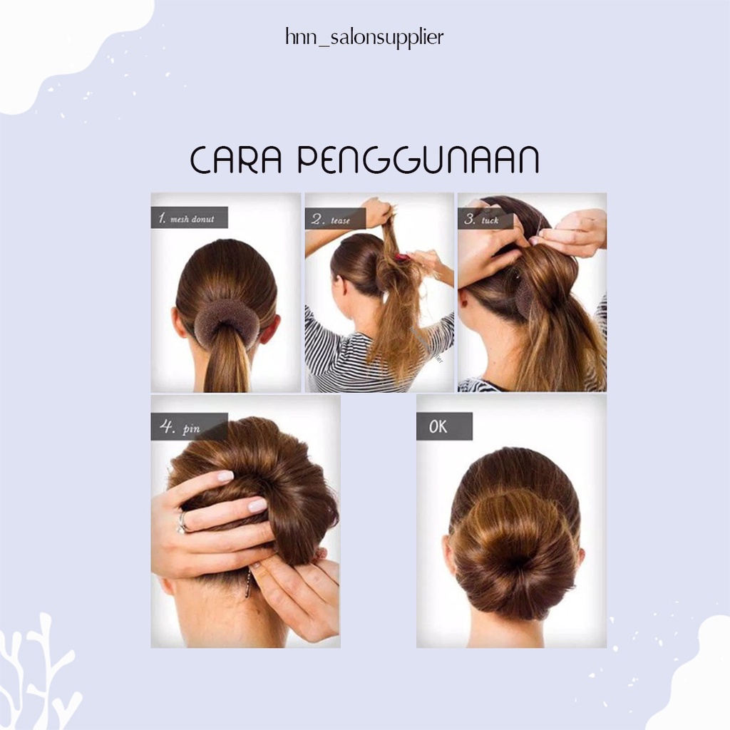 Hair Bun Donat Rambut Cepol Sanggul Styling Rambut