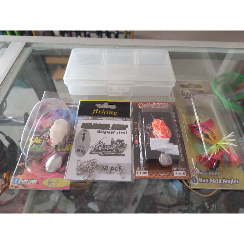 SATU PAKET UMPAN CASTING IKAN GABUS DAN TOMAN