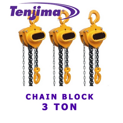 Chain Chain Block Katrol Manual Tenjima 3 Ton