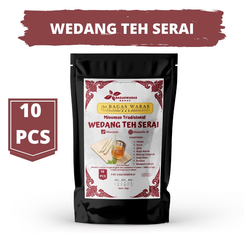 

Wedang teh serai wangi minuman tradisional khassolo