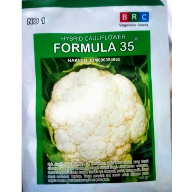 Benih Kembang Kol FORMULA 35 Kemasan 10Gr