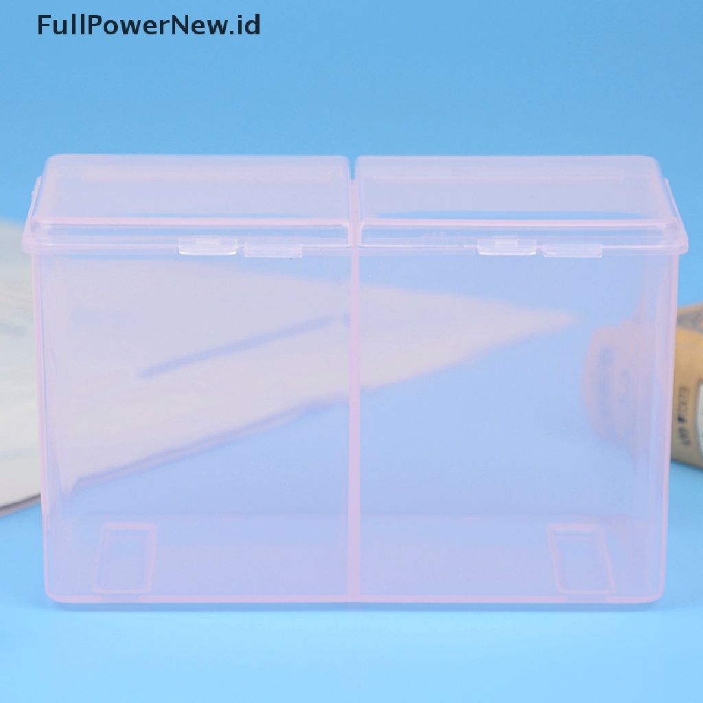 Power Clear Cleaning Remover Cotton Pad Kompartemen Kotak Penyimpanan Cotton Pad Container ID