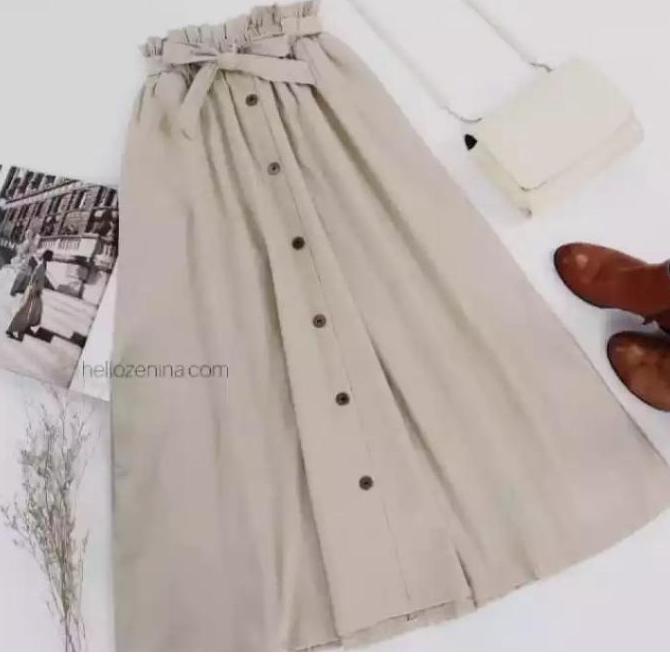 rok anak perempuan / rok anak model payung full kancing depan / zhariffa collection [ALL.03Ja23м]