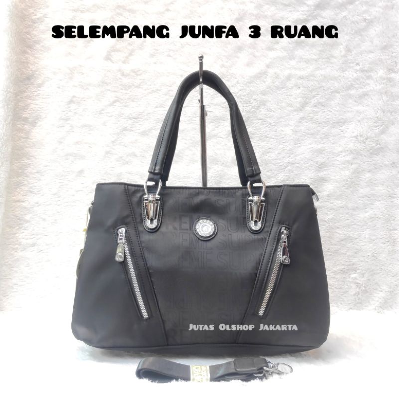 SLING BAG 3 RUANG - JUNFA A8183-358 ™35CM ORIGINAL