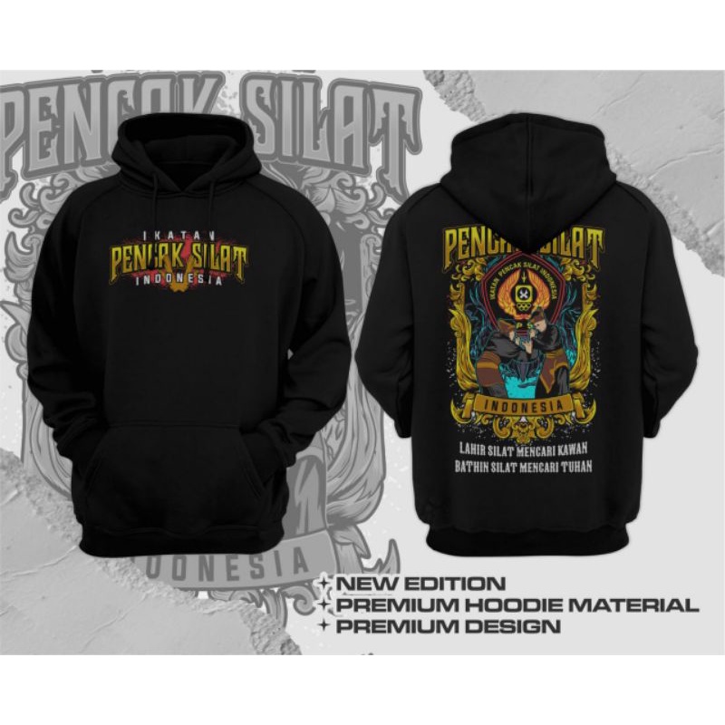 Hoodie IPSI Hoodie Pencaksilat Hoodie Pria Wanita Jaket Ipsi Jaket Distro Hoodie Fleece Katun Berkua