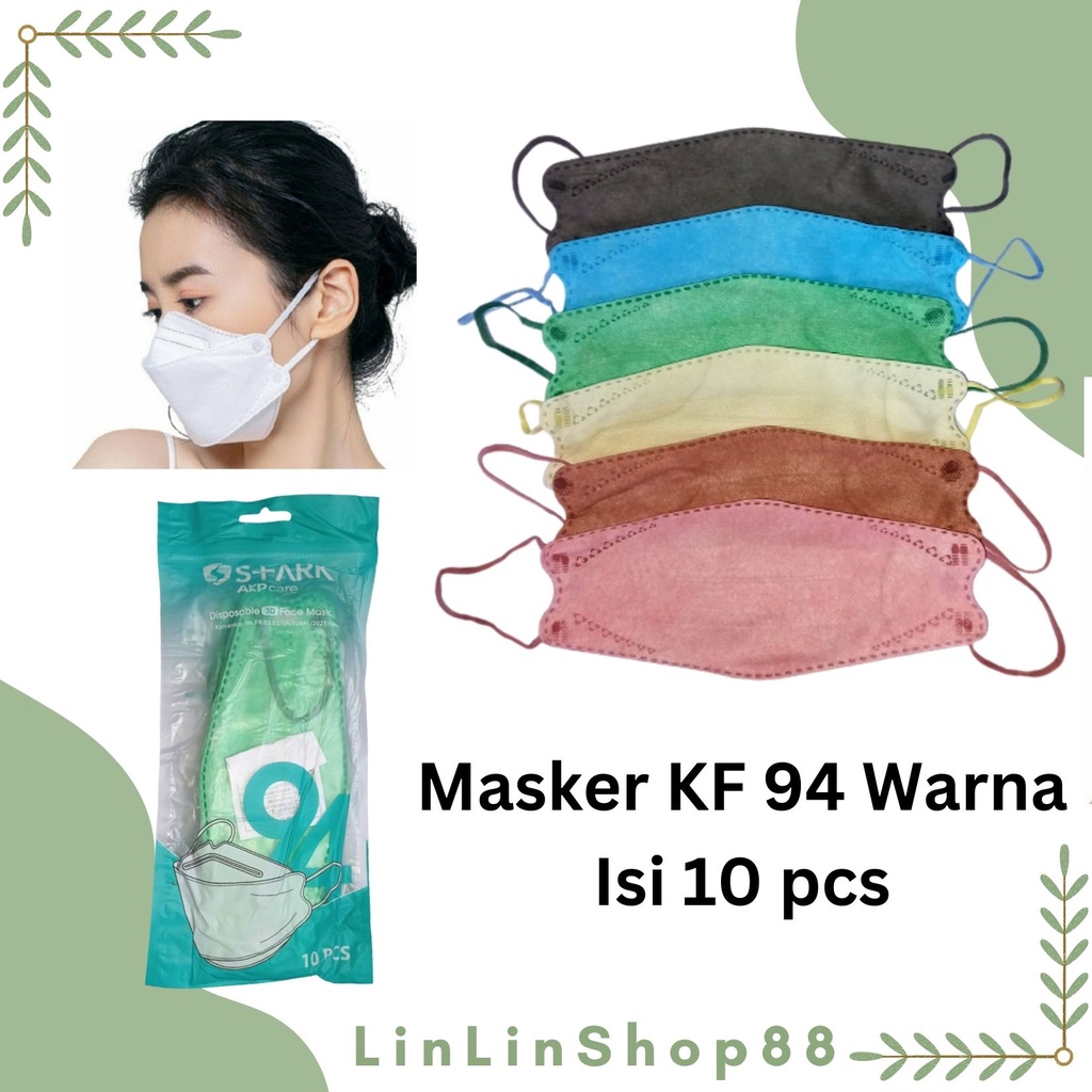 Masker KF94 Korea 4 ply Premium Quality Warna