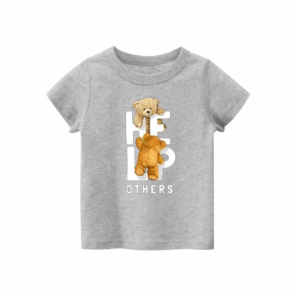 Kaos Anak unisex Bear Help Others | kaos cotton combed 30s printing | Kaos Distro anak