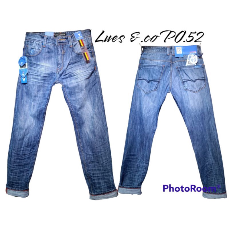 Dika19collection.id | Celana Lues.co Premium | Jeans Panjang Pria | Celana Jeans Panjang Trendy