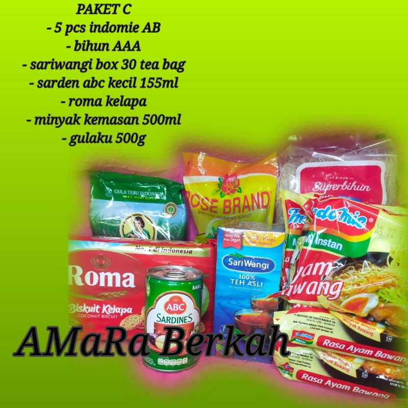 PAKET C PAKET SEMBAKO  paket hajatan,paket hidangan,paket syukuran,paket tahlilan