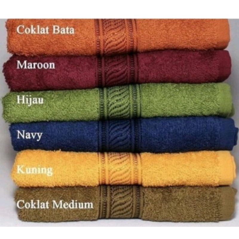 MERAH PUTIH ORIGINAL Handuk Merah Putih Uk 50x100 /Mutia /Piro wangi/HR motif50*100