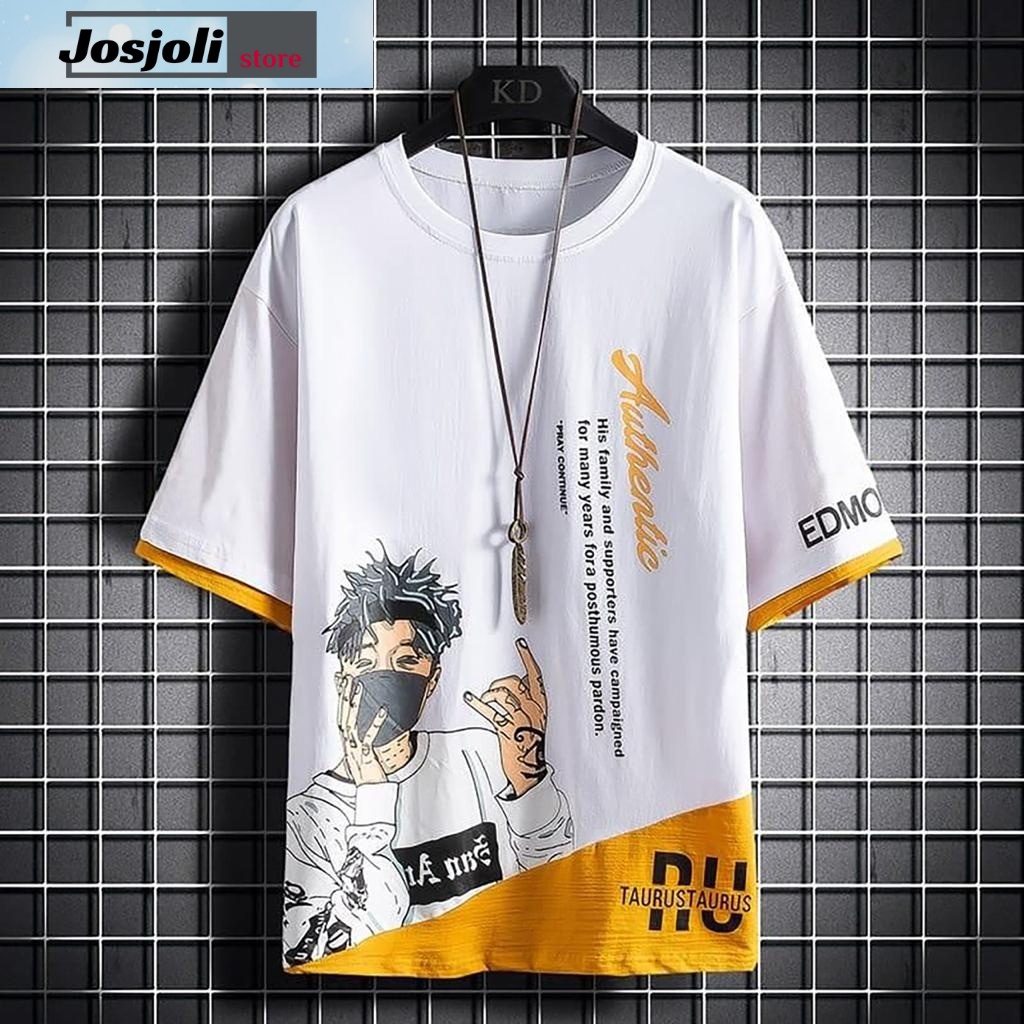 JOSJOLI_STORE/Baju Oblong Taurus/Pakaian Pria Dewasa Lengan Pendek/M L XL