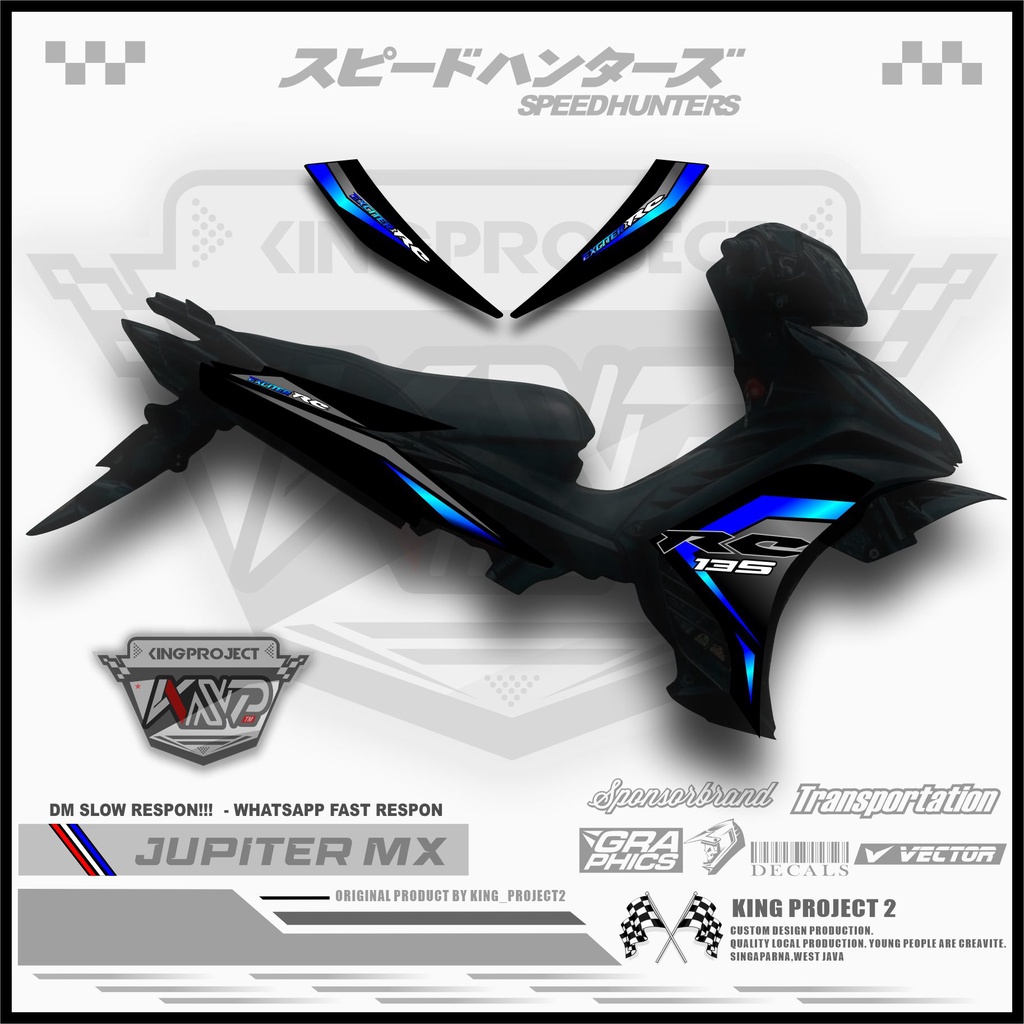 Sticker Striping MX new dan mx old RC 135 malaysia