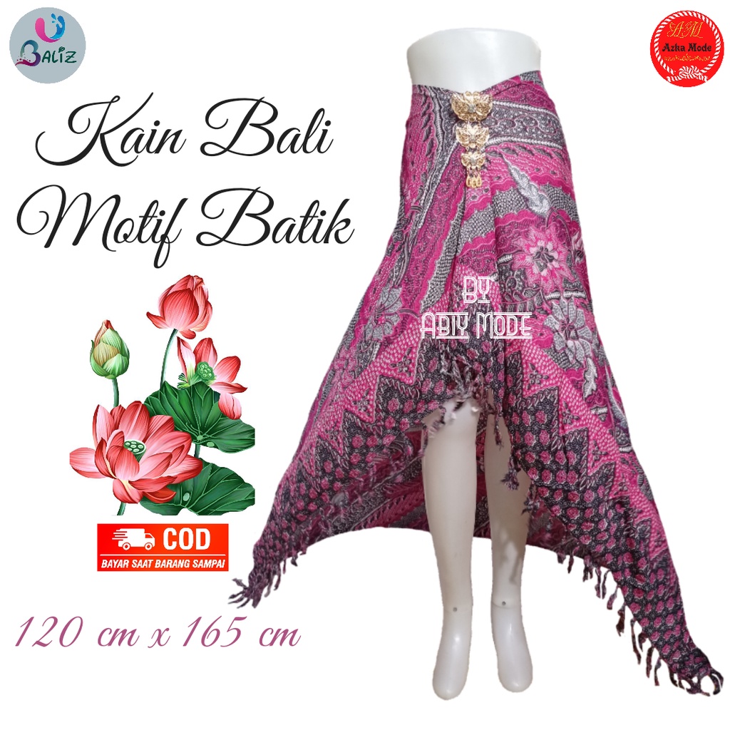 Kain Pantai Kain Bali Pantai - Kain Bali Motif Batik Rumbai Standar - Sarung Pantai SEMBILAN MODE - Sarung Bali - Kain Pantai - Kain Katun Jepang - Kain Untuk Hiasan Dinding - Kain Untuk Plafon Mobil Truk Dan Mobil 3/4 Lainnya