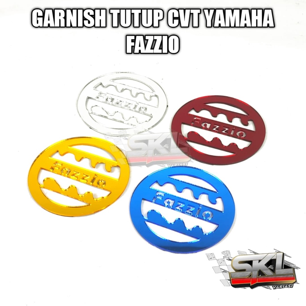 Yamaha fazzio 125 cvt cover garnish  garnis tutup cvt fazio