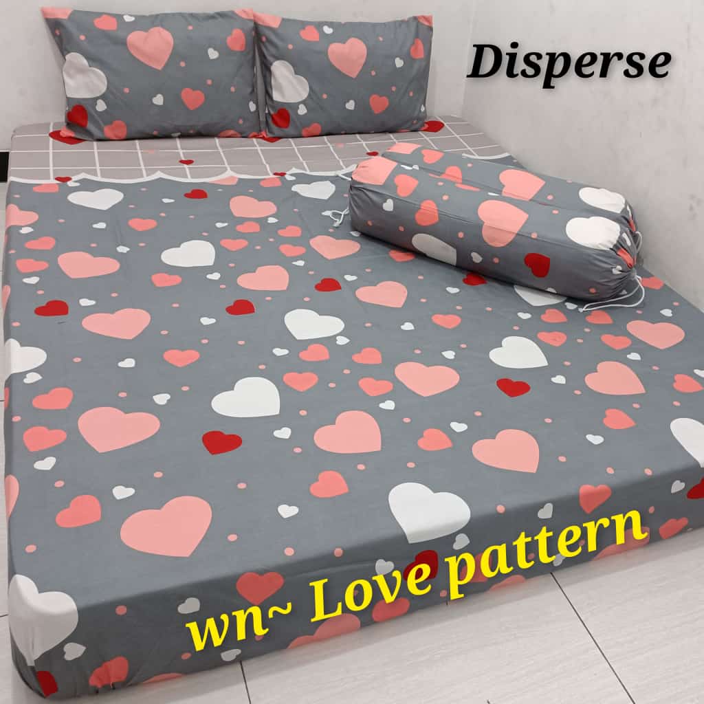 16 motif LOVE sprei murah homemade sprei dewasa uk 180x200x20 dan uk 160x200x20