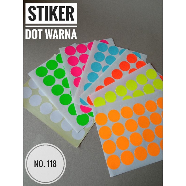

Stiker Dot No. 118