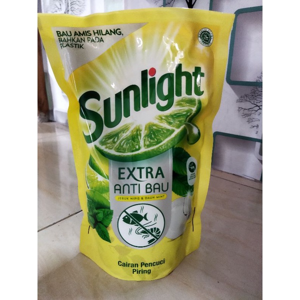 Sunlight Kuning 700ml | Sunlight Extra Anti Bau | Sunlight Jeruk Nipis &amp; Daun mint