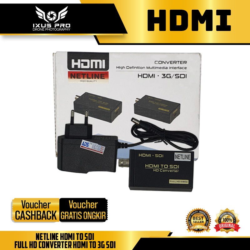 Netline Hdmi To SDI Full Hd Converter Hdmi To 3G SDI