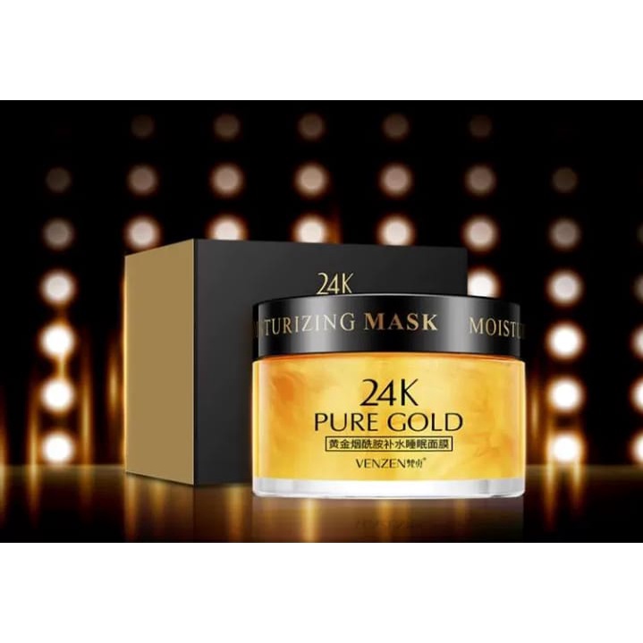 Veze 24k Real Gold Luxury Effect Hydrating Sleep Mask