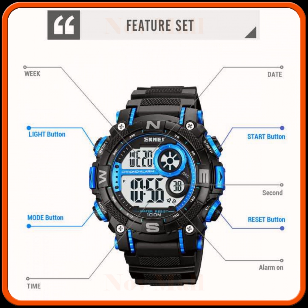 SKMEI Jam tangan Digital Pria Fashion Sport Watches - 1887