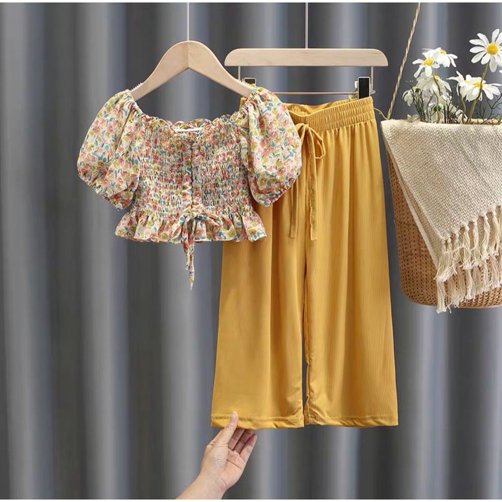 SETELAN KULOT ANAK TWISCONE SERUT A1096