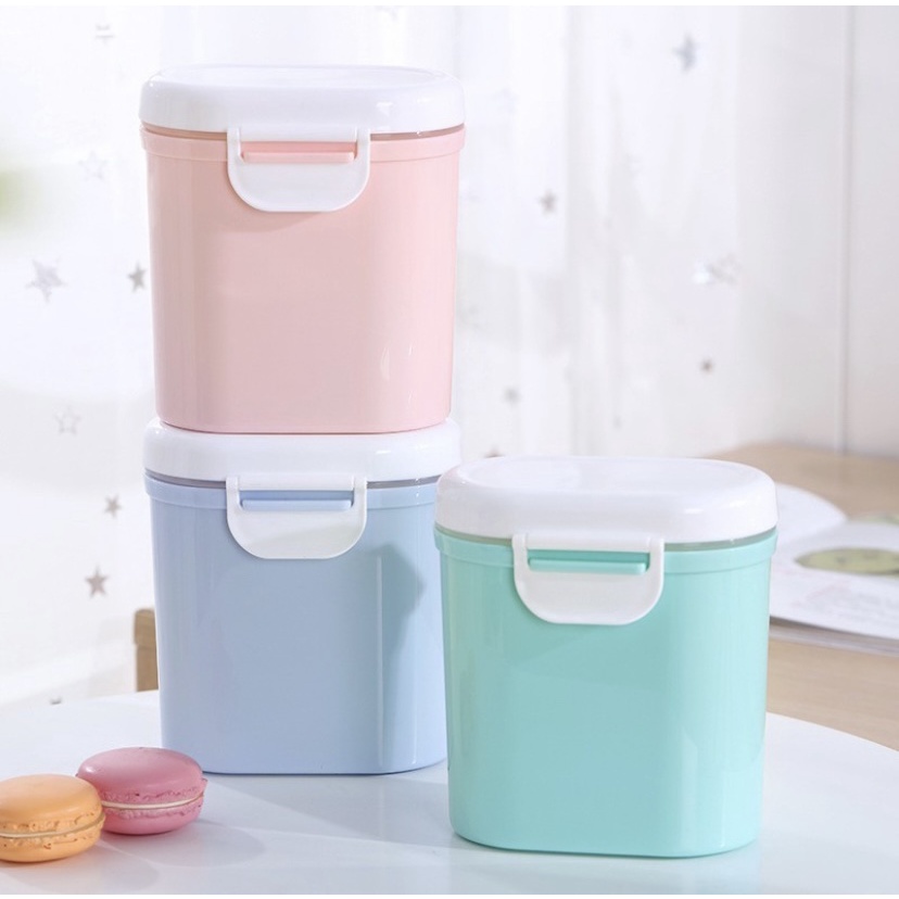 ( BISA COD ) PROMO TEMPAT SUSU BAYI / KOTAK SUSU BAYI PEMYIMPANAN MAKANAN SNACK SUSU / STORAGE BOX / KOTAK PENYIMPANAN SUSU BUBUK / KOTAK SNACK BAYI