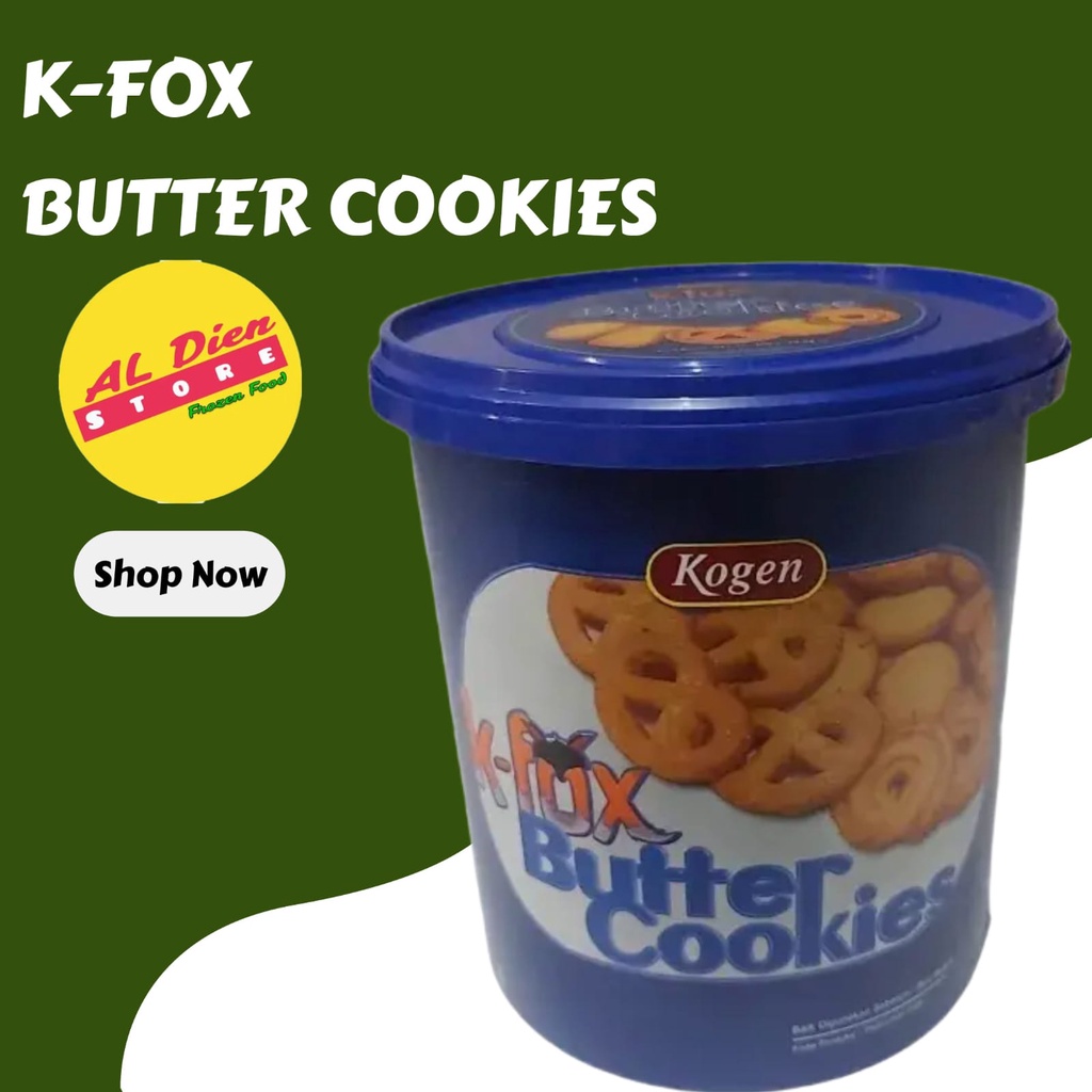 

Butter Cookies K-fox Kogen 300gr Biskuit Hari Raya